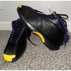 Adidas Kobe Bryant Crazy 1's  mens size 11.5 lakers away, black, purple fz6208